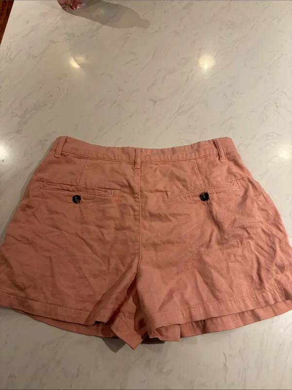 Free People Women’s Pink Cotton Blend Casual Shorts - Image 3