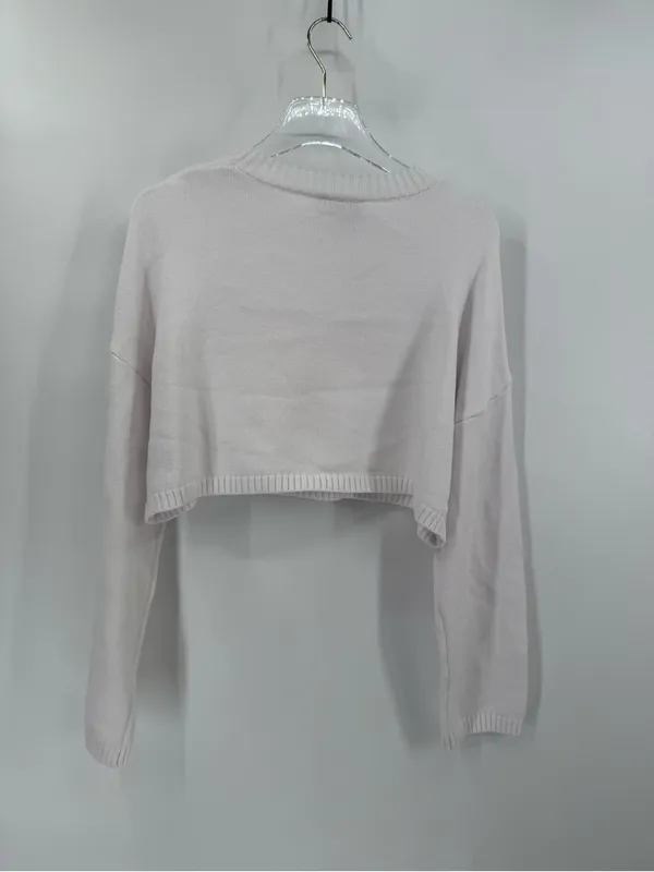 Edikted White Cropped Bow
Sweater size medium NWT - Image 3