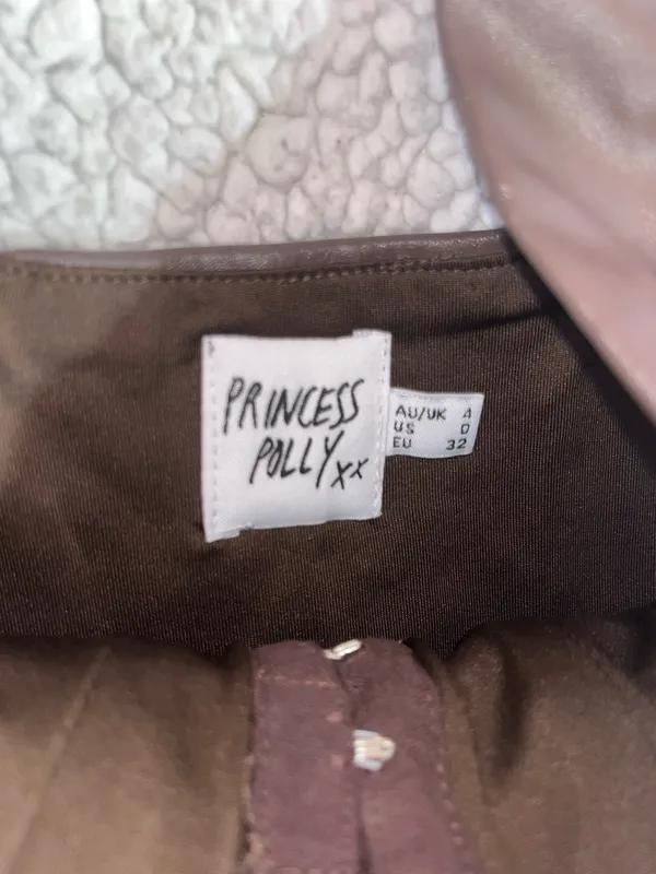Princess Polly Tatum Faux Leather Corset Top - Image 3