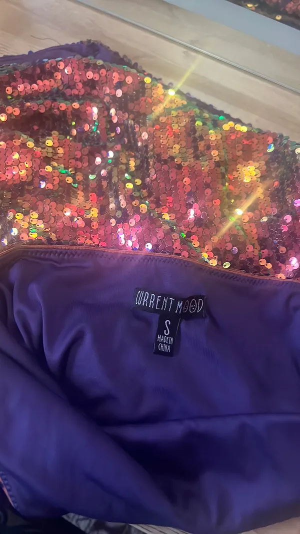 Current Mood City Sparks Dolls Kill Sequin Dress - Image 3