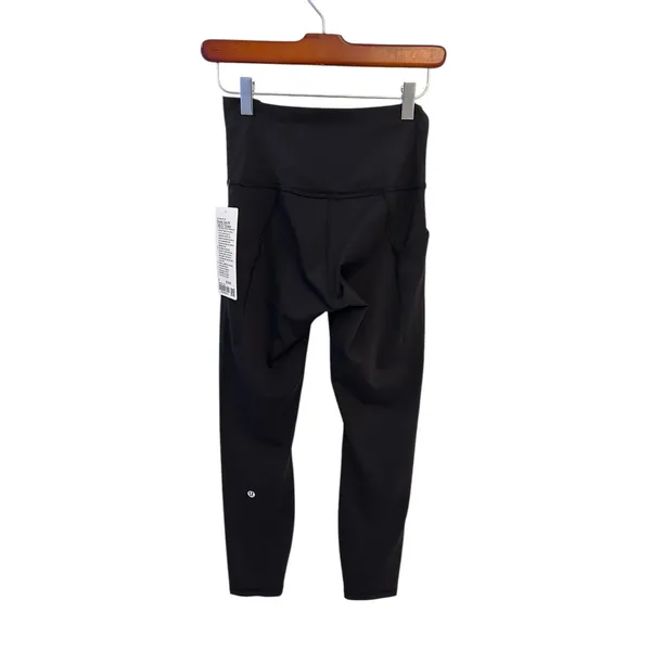 lululemon Wunder Train High-Rise Tight with Pockets 25" Size 6 BLACK NWT - Image 6