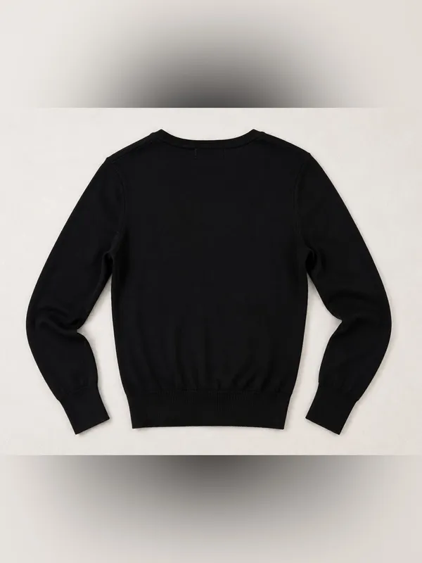 Grace Karin Women’s Small Black Button Front Cardigan Sweater Viscose Knit - Image 7