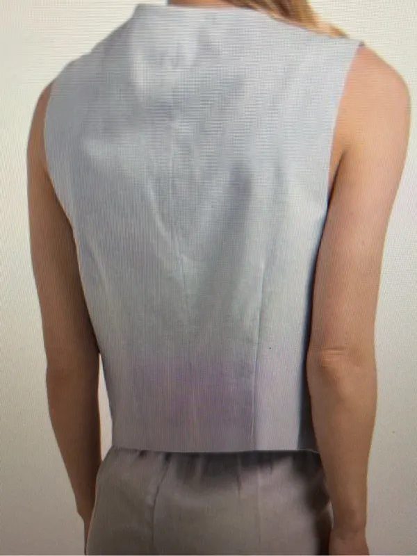 New Calvin Klein Linen Blend Button Front Vest-XL - Image 11