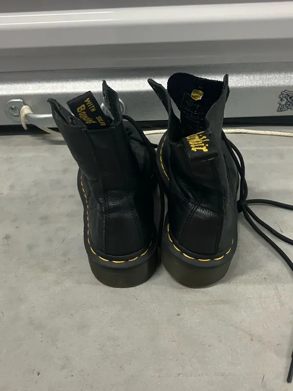 Dr. Martens Pascal Black Leather Lace-Up Boots - Image 2