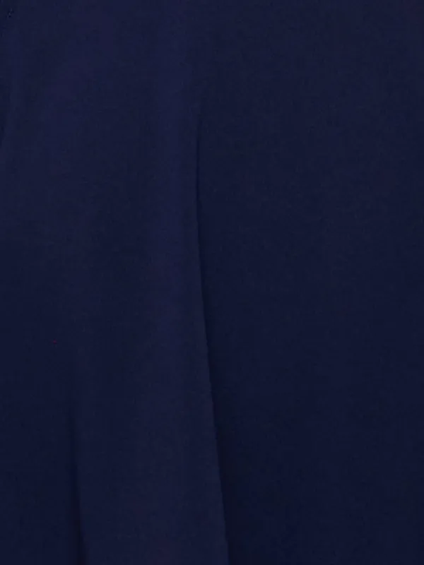 NWT B Darlin Juniors Navy Scuba Crepe Square-Neck Fit & Flare Dress Size 9/10 - Image 7