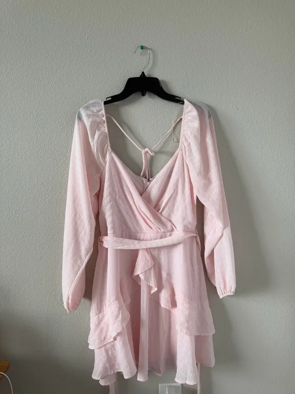 Trixxi Pink Wrap Mini Dress 🎀 - Image 4