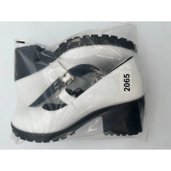 Dirty Laundry Chunky Heel Platform White Lug Sole Mary Jane Loafer 9.5 Y2K - Image 9