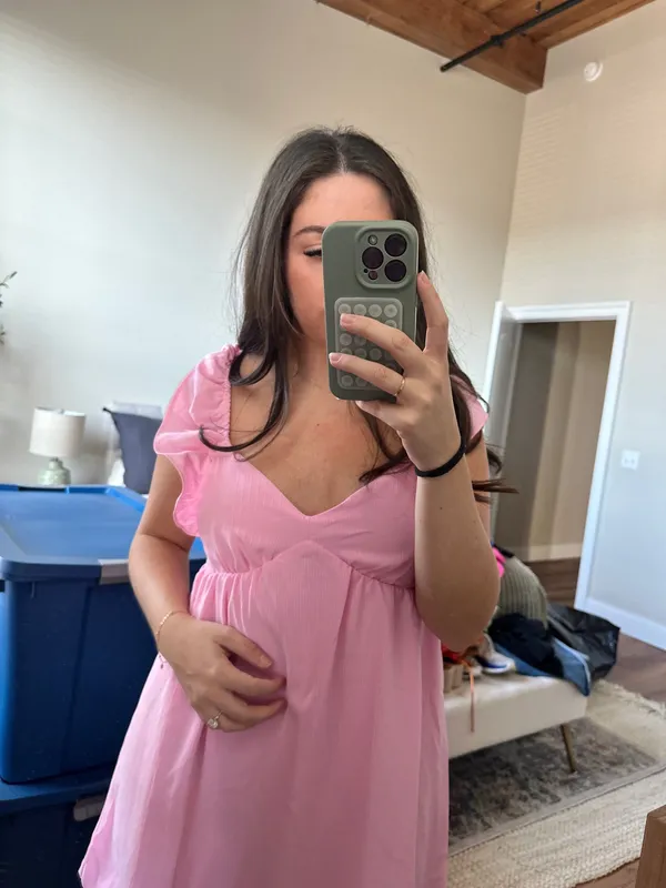 Pink Mini Dress Blu Pepper - Image 3