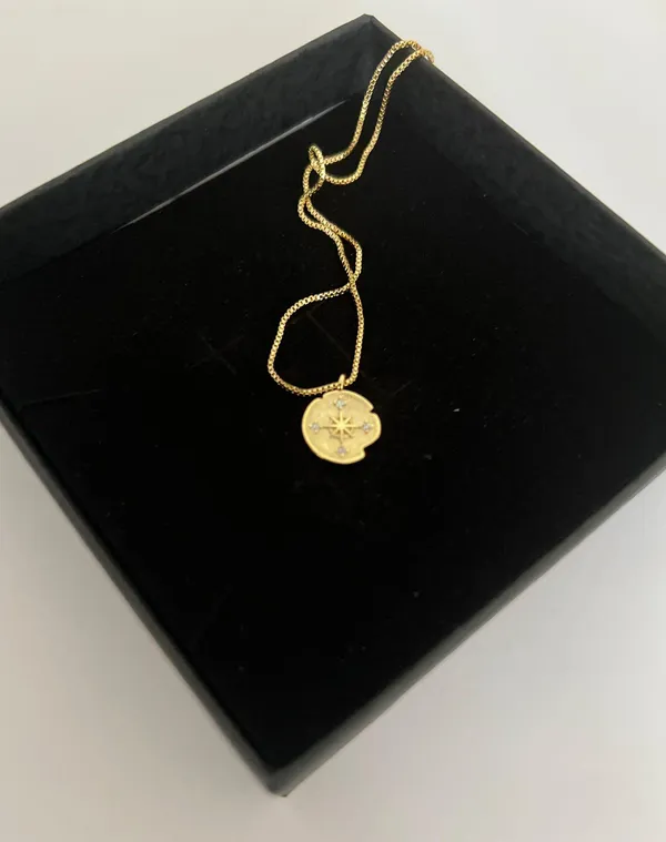14K Gold Compass Jewelry | College Graduation Gift - Image 3