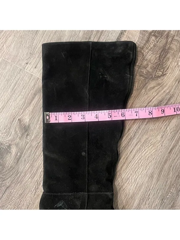 Chinese Laundry Krafty Knee High Women's Black Suede Boot Size 6.5 SKU#11-2348 - Image 13