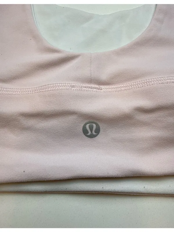 Lululemon Align reversible bra, white/pink Size 10‎ - Image 3