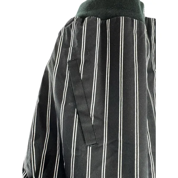 Vintage Colorado Rockies Starter Jacket XL Black Purple Pinstripe‎ MLB Basebal - Image 4