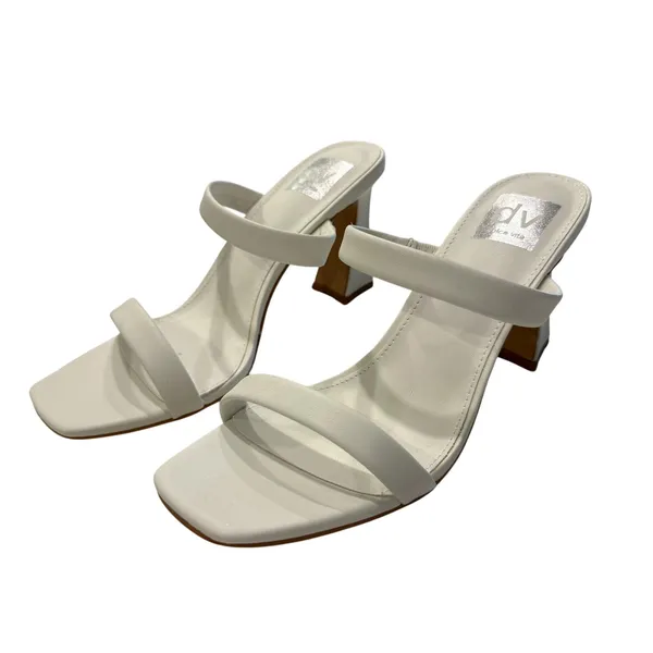 DV Dolce Vita Yorke Two-Band Square-Toe High-Heel Dress Sandals, Size 8 - Image 2