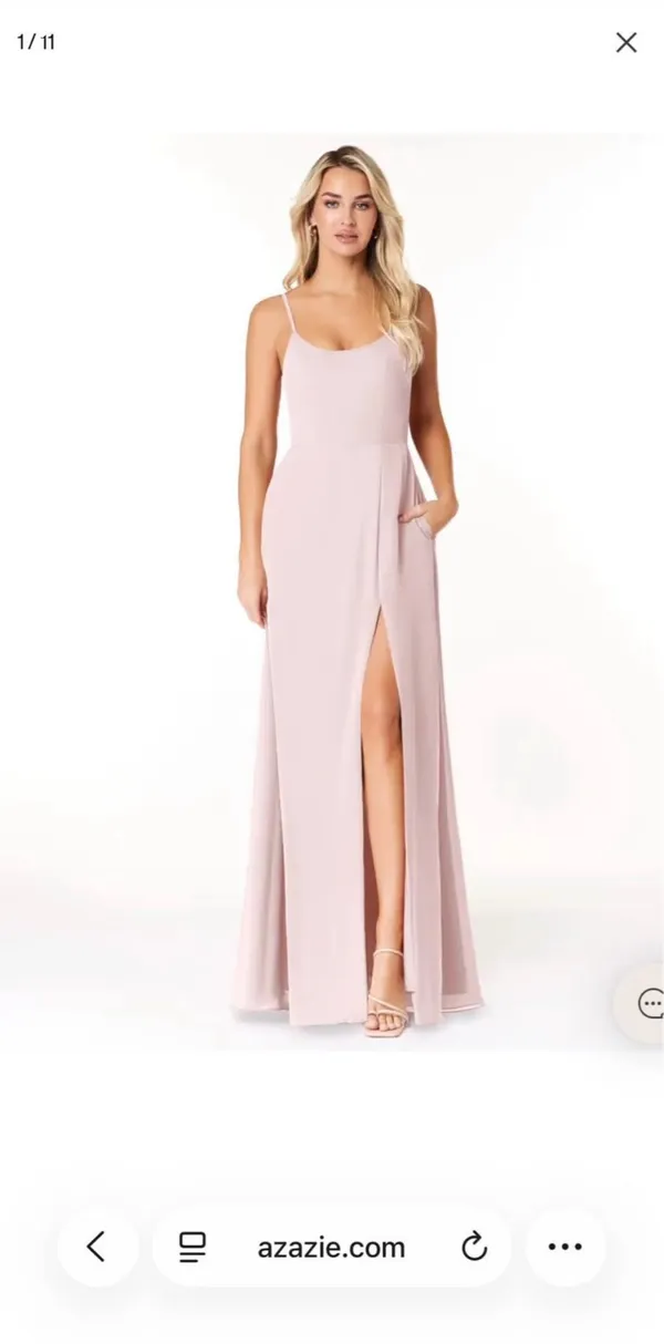 Azazie Bridesmaid Dress - Image 3