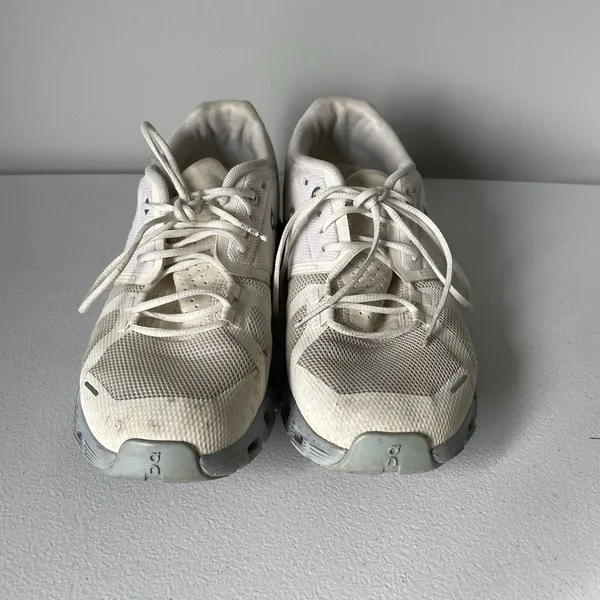 On Running Cloud 5 Athletic Shoes Supportive White Blue Women's Size 9.5 - Image 3