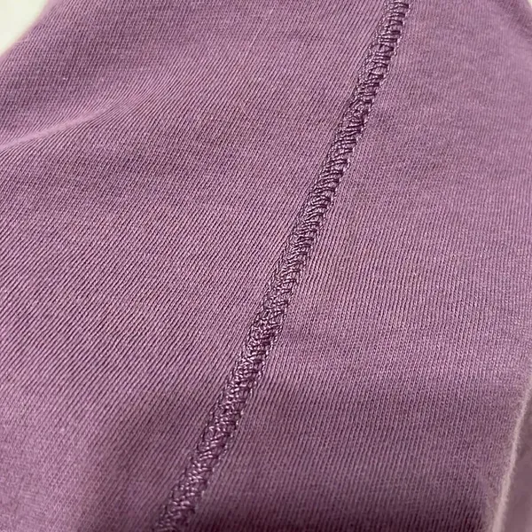 Loft szS pretty purple cap sleeve flower detail and decorative stitching EUC - Image 7