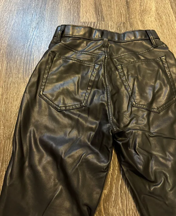Abercrombie Faux Leather Pants - Image 4
