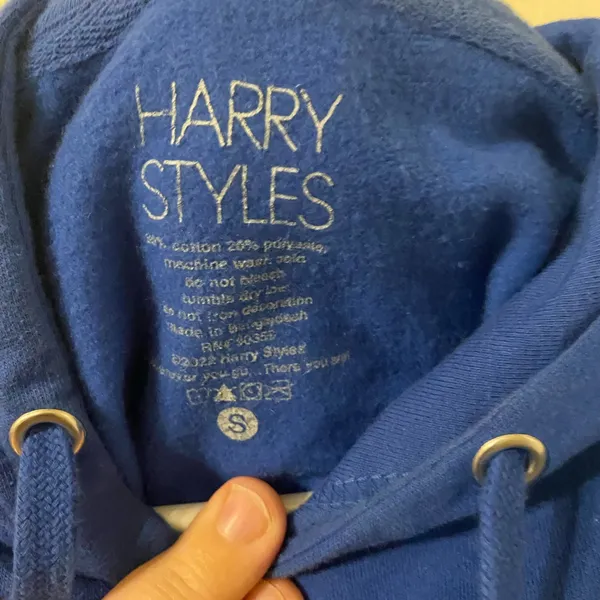Harry‎ Styles Love On Tour Royal Blue House Hoodie Unisex Mens Size Small - Image 3