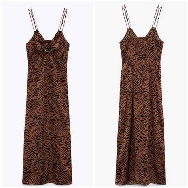Zara animal print dress NEW - Image 3