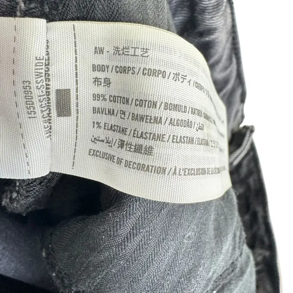 Abercrombie Fitch 90s‎ Straight Ultra High Rise Gray Wash Denim Jeans Size 2R 26 - Image 6