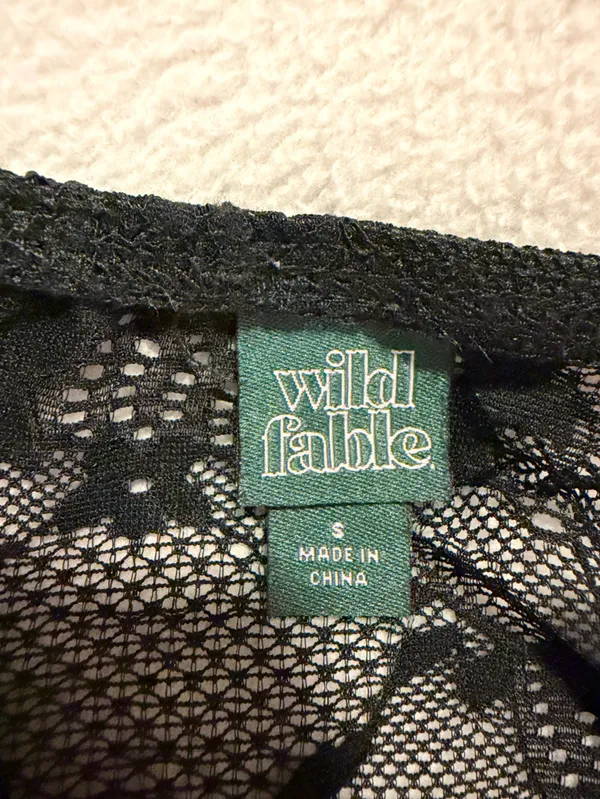 Wild Fable Black Lace Cami Top - Image 4