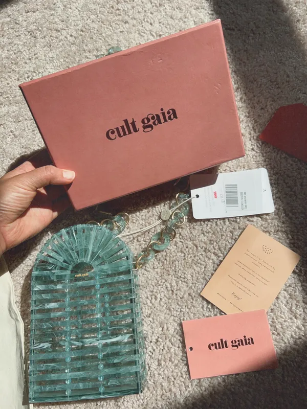Cult Gaia acrylic phone crossbody bag - Image 9