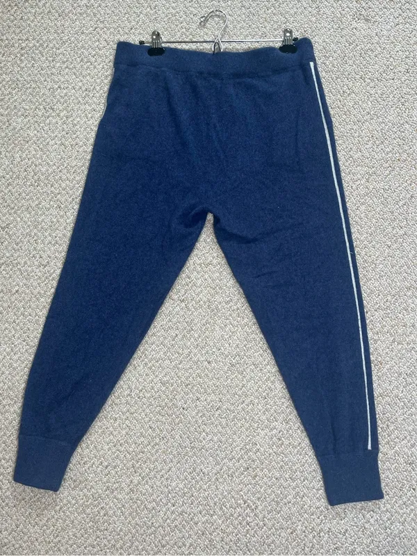 Ralph Lauren RLX Washable Cashmere Jogger Pants Blue with white accent Size L - Image 2