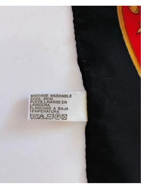 Made In Italy Equestrian Polyester Scarf Unbranded Red - Image 7