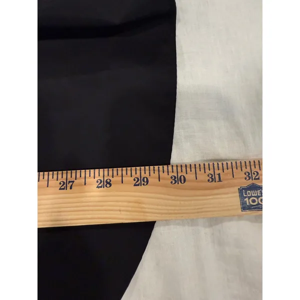 Express Long Sleeve Poplin Boyfriend Portofino Shirt Black Women's Size Medium - Image 11