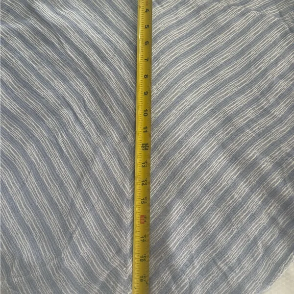 Free People Blue and White Striped Blouse - Image 8
