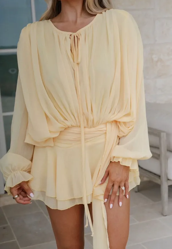 These Three Boutique Chiffon Mini Dress/Romper - Image 2