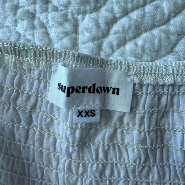 superdown White Crop Top - Image 6
