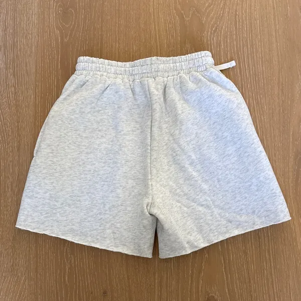 White Fox Lounge Drawstring Shorts Size XXS in Gray - Image 4
