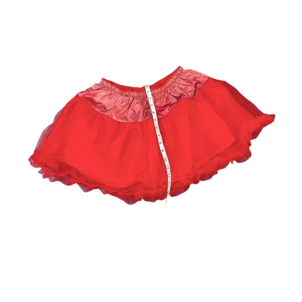 Red Petticoat Halloween Costume Tulle Skirt - Image 4