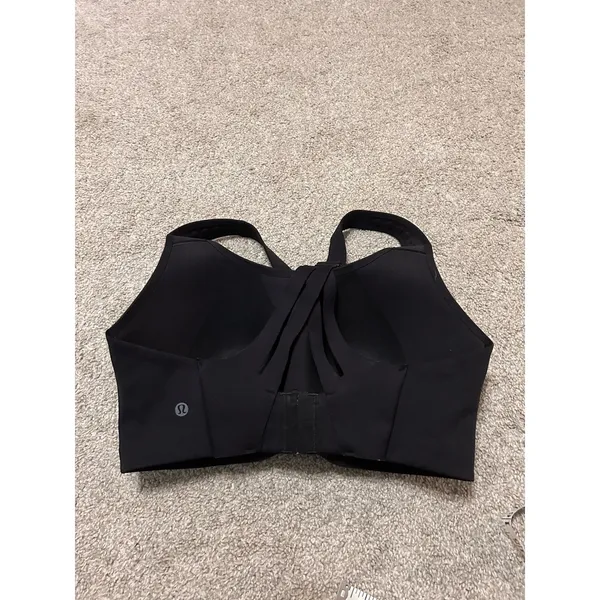 Lululemon AirSupport Bra *High Support DDD Cups $98 BLK/ASGY Size 36DDD‎ - Image 3