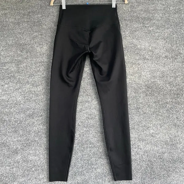 Nike Go Dri-Fit Black Leggings Pockets Zipper Activewear Gym Workout Sporty - Image 3