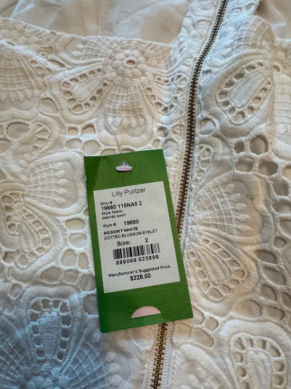 Lilly Pulitzer White Dress - Image 3