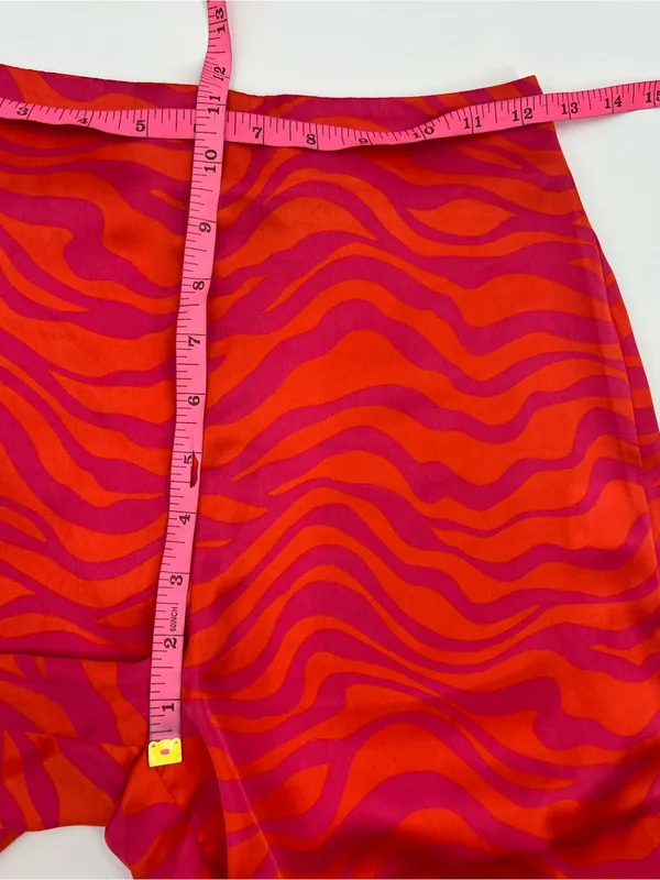 Lovers + Friends Eiden pants wavy tiger‎ pink orange sz XS revolve - Image 7