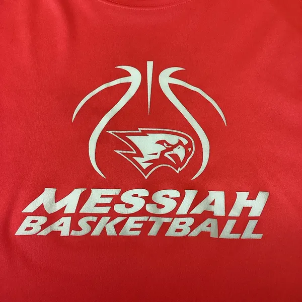 Badger Sport Coral Pink Orange Messiah Basketball Athletic Long Sleeve Top * L - Image 2