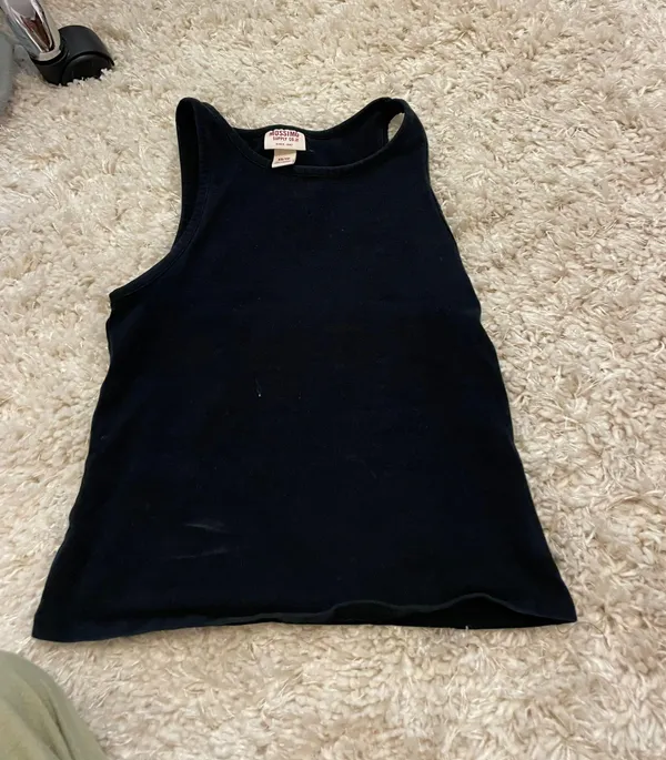 Cotton Black Tank - Image 4