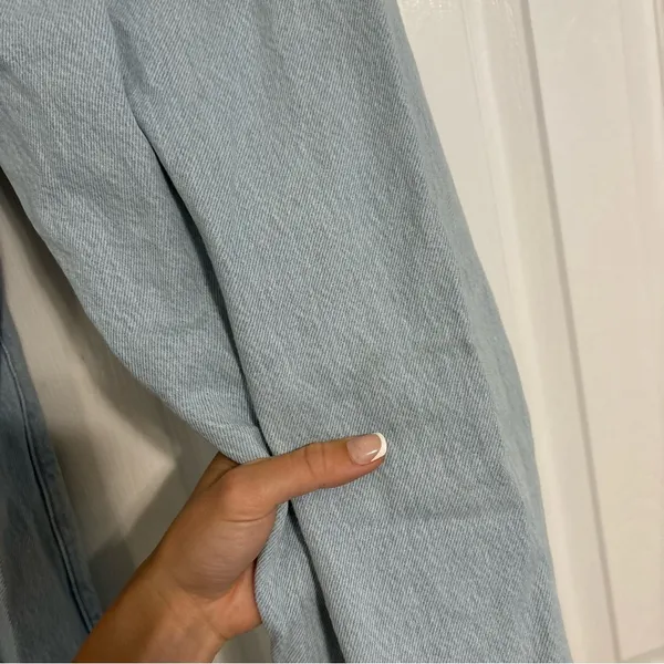 Garage Wide Leg Lightwash Jeans - Image 5