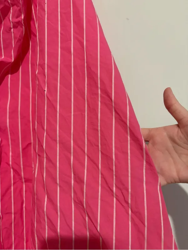 A New Day Sleeveless Shift Mini‎ Dress pin Striped Pink White Size medium - Image 6