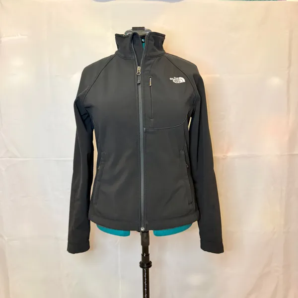 Women’s The North Face Fleece Lined Soft Shell Jacket M Black - Image 3