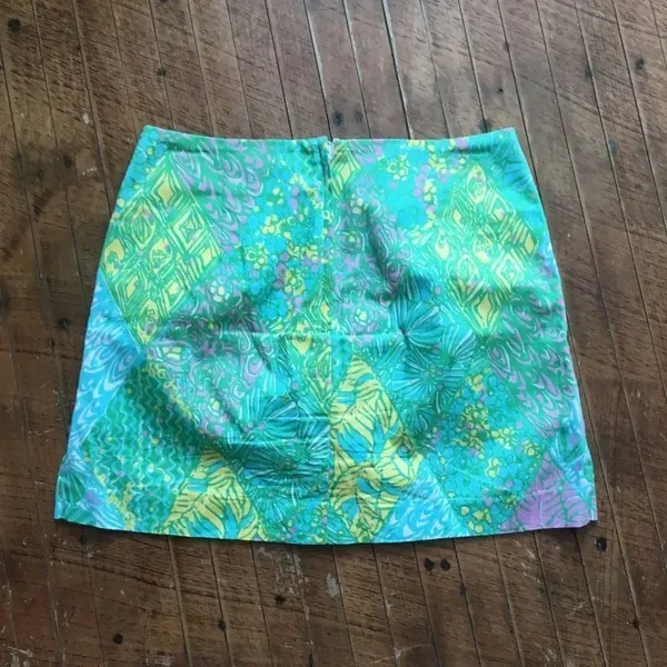 Lilly Pulitzer Sun dance Marigold skort with lace placket - Image 2