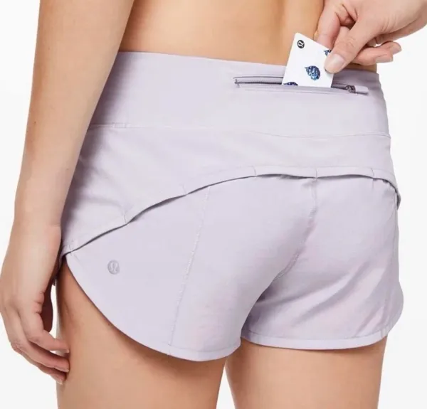 Rare Lululemon Speed Lavender Up Shorts 2.5" - Image 2