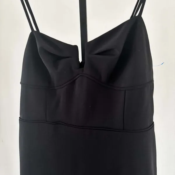 Lulus Romantic Existence Black Column Maxi Dress Size L - Image 7