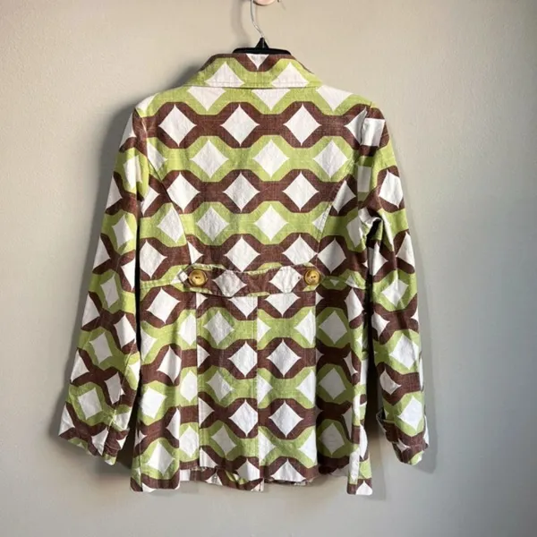 Ivy Jane medium green‎ and brown coat - Image 4