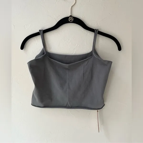 Nwt Rare Skims Raw Edge Cami Tank Top In Thunder 3x - Image 2