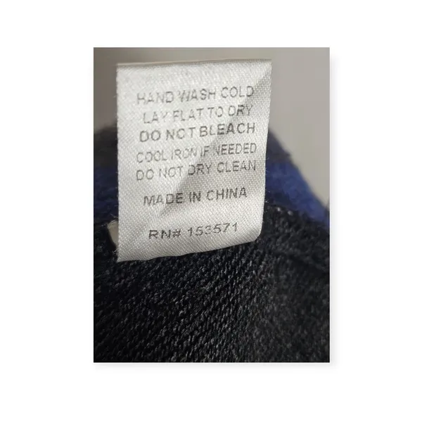 NWT Oli & Hali Oversized Plaid Hooded Button Down Shacket S Blue Gray Shirt Jack - Image 8