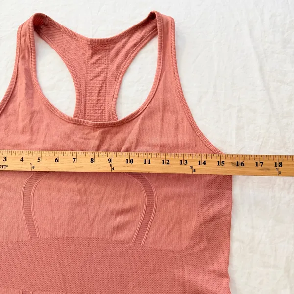 Lululemon Swiftly Tech Racerback Tank Top Womens 8 Pink Rose Clay Mesh‎ Athletic - Image 6
